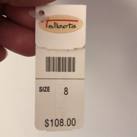 NWT WOMEN'S TALBOTS IRISH LINEN BLAZER open front JACKET - Size 8 - Picture 4 of 4